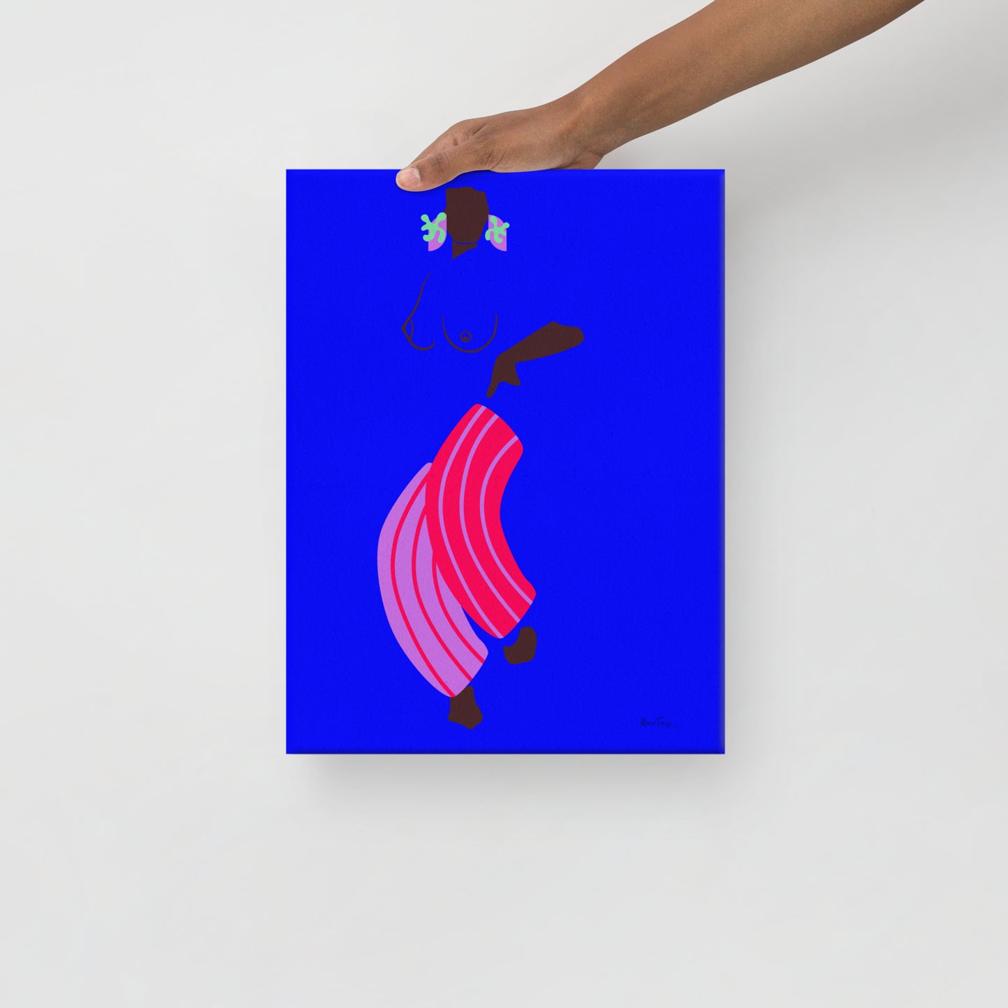 Bosom Collection: Blue's Perspective Canvas