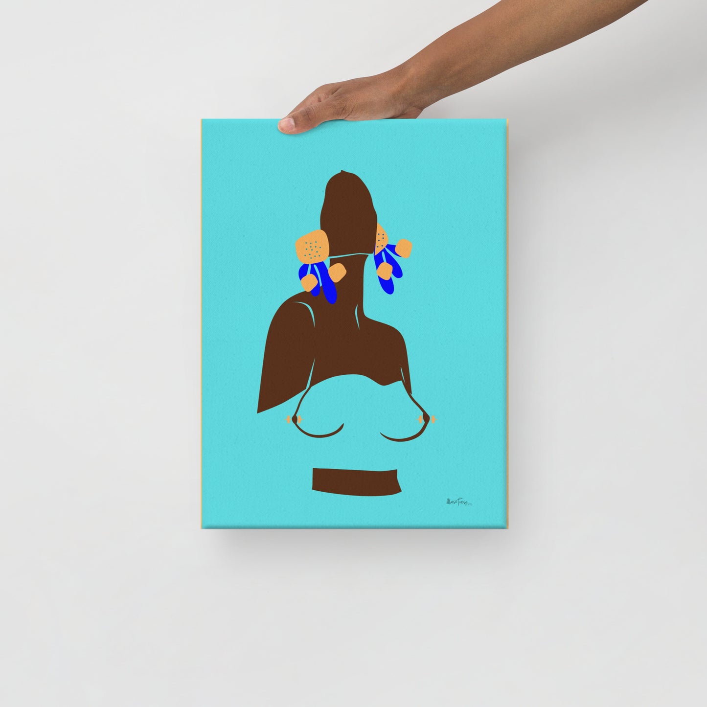 Bosom Collection: Pierced Nips Canvas