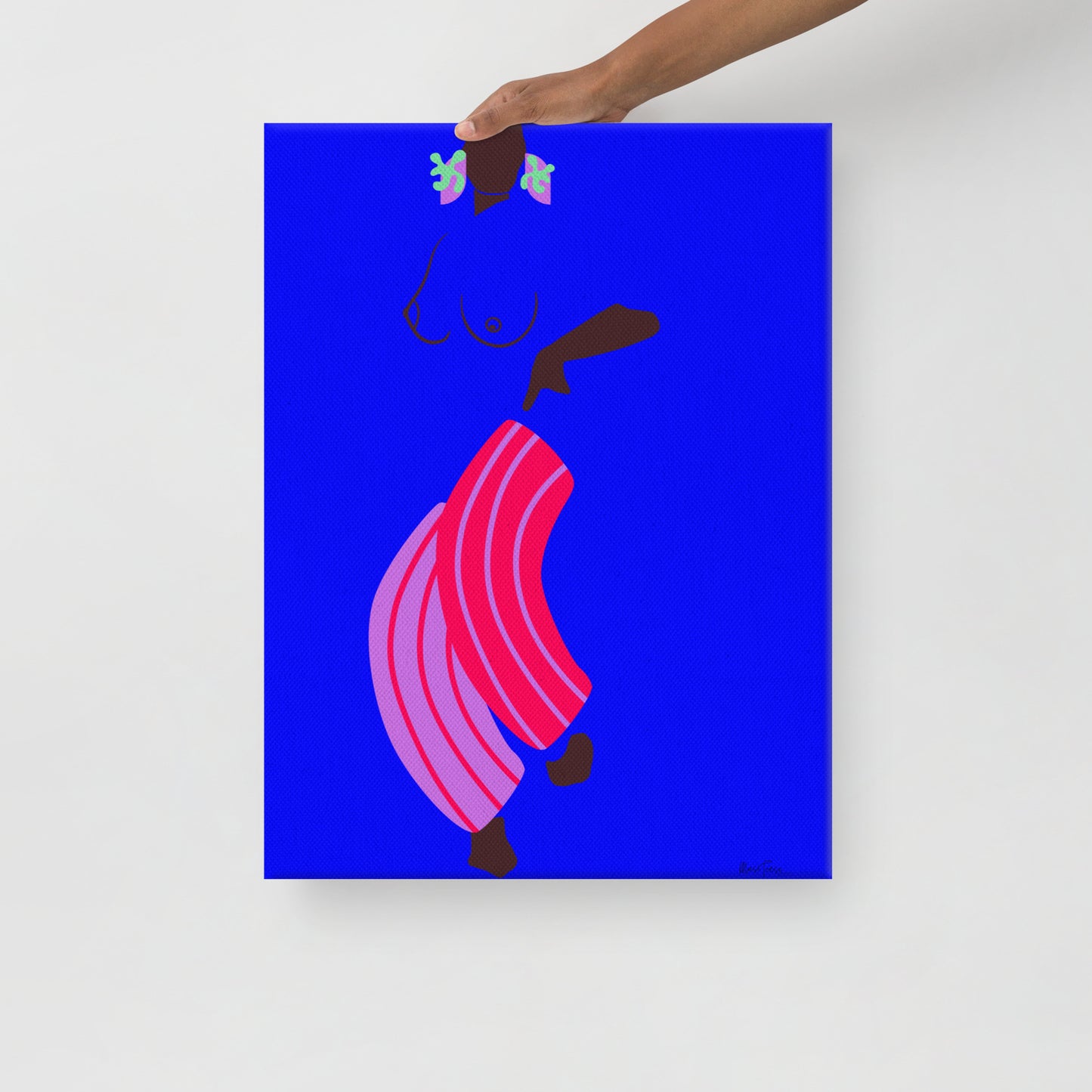 Bosom Collection: Blue's Perspective Canvas