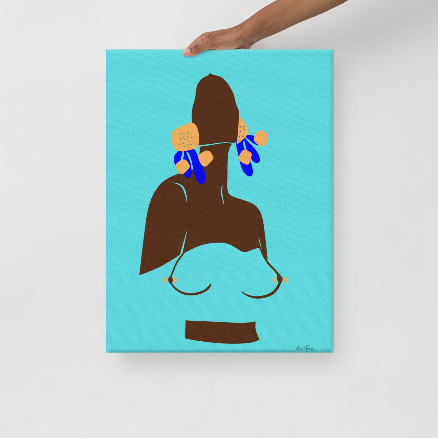 Bosom Collection: Pierced Nips Canvas