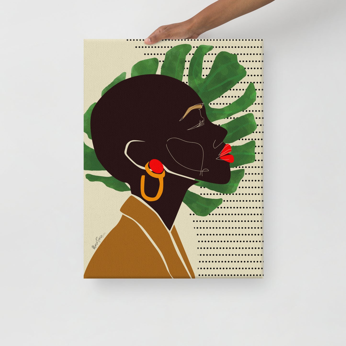 Forward Black Canvas