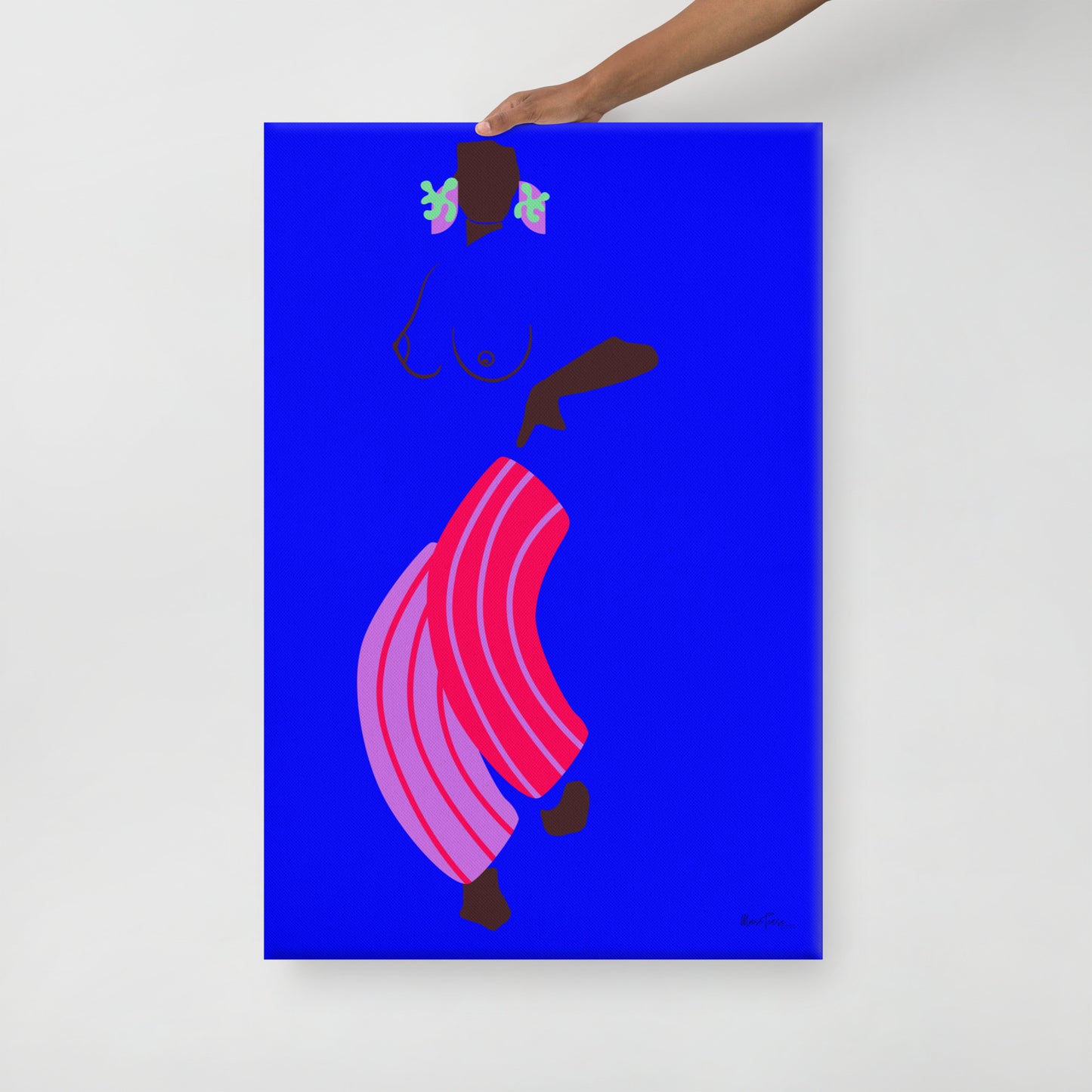 Bosom Collection: Blue's Perspective Canvas