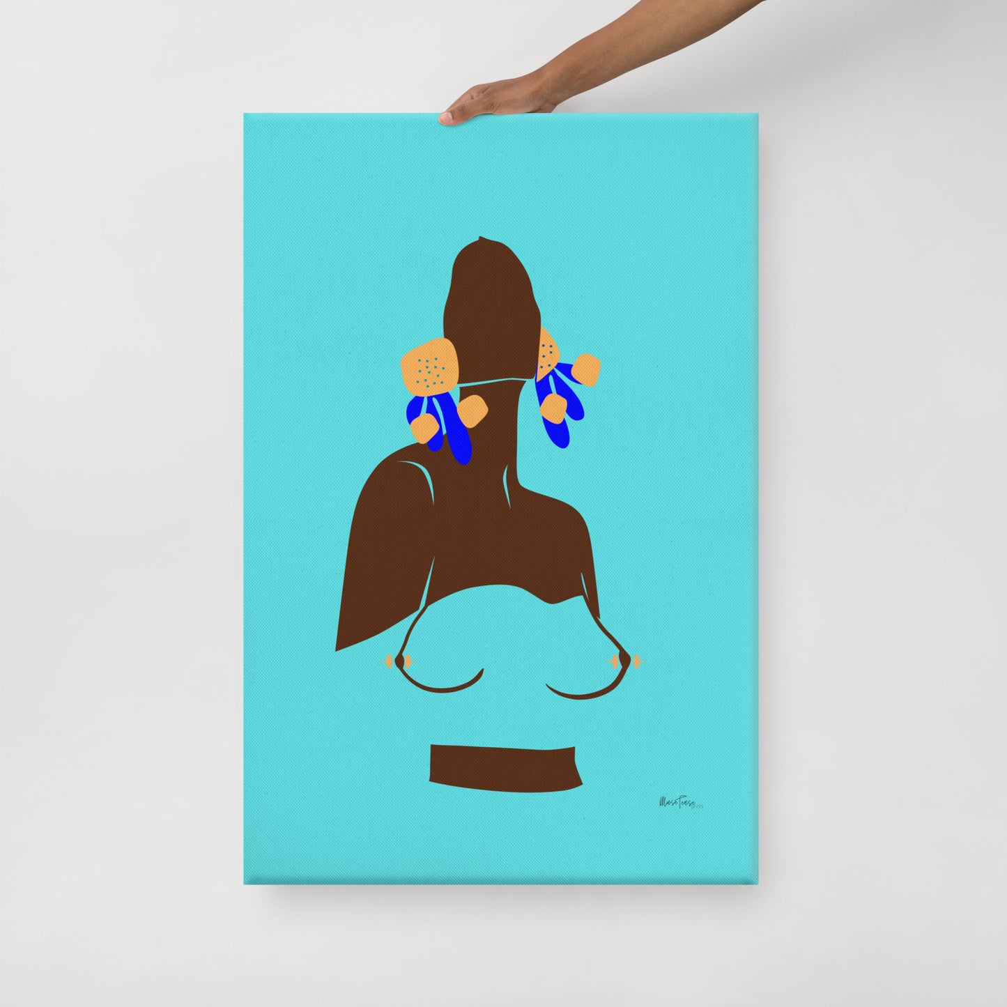 Bosom Collection: Pierced Nips Canvas