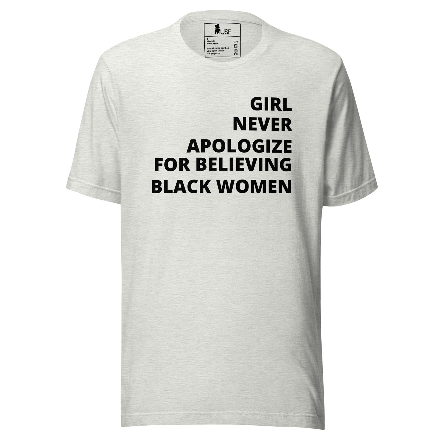 BHM: Girl, Believe Unisex t-shirt