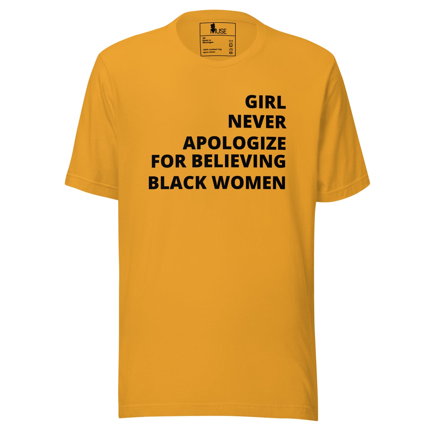 BHM: Girl, Believe Unisex t-shirt