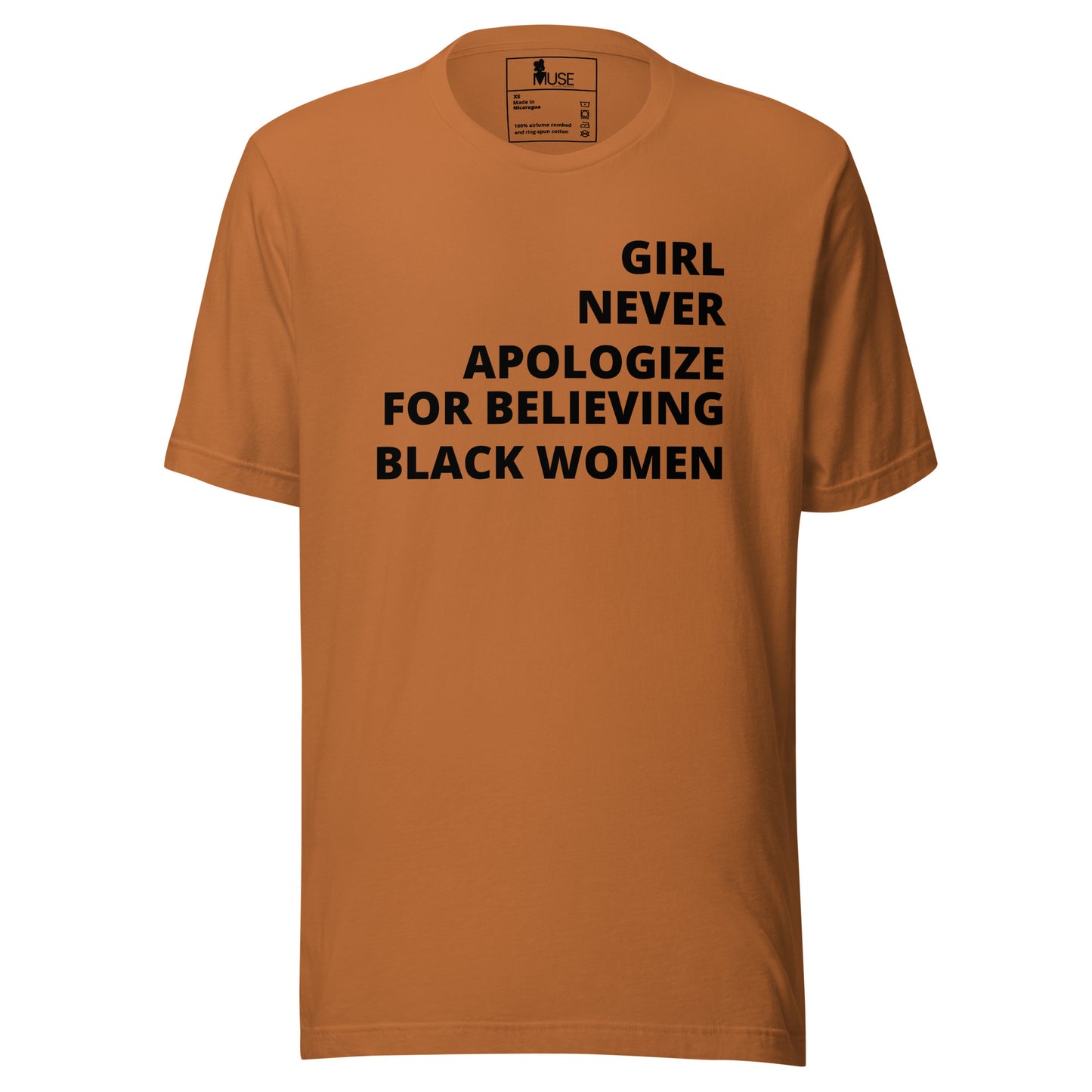 BHM: Girl, Believe Unisex t-shirt