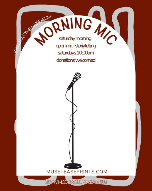 🎤 Open Mic Saturdays