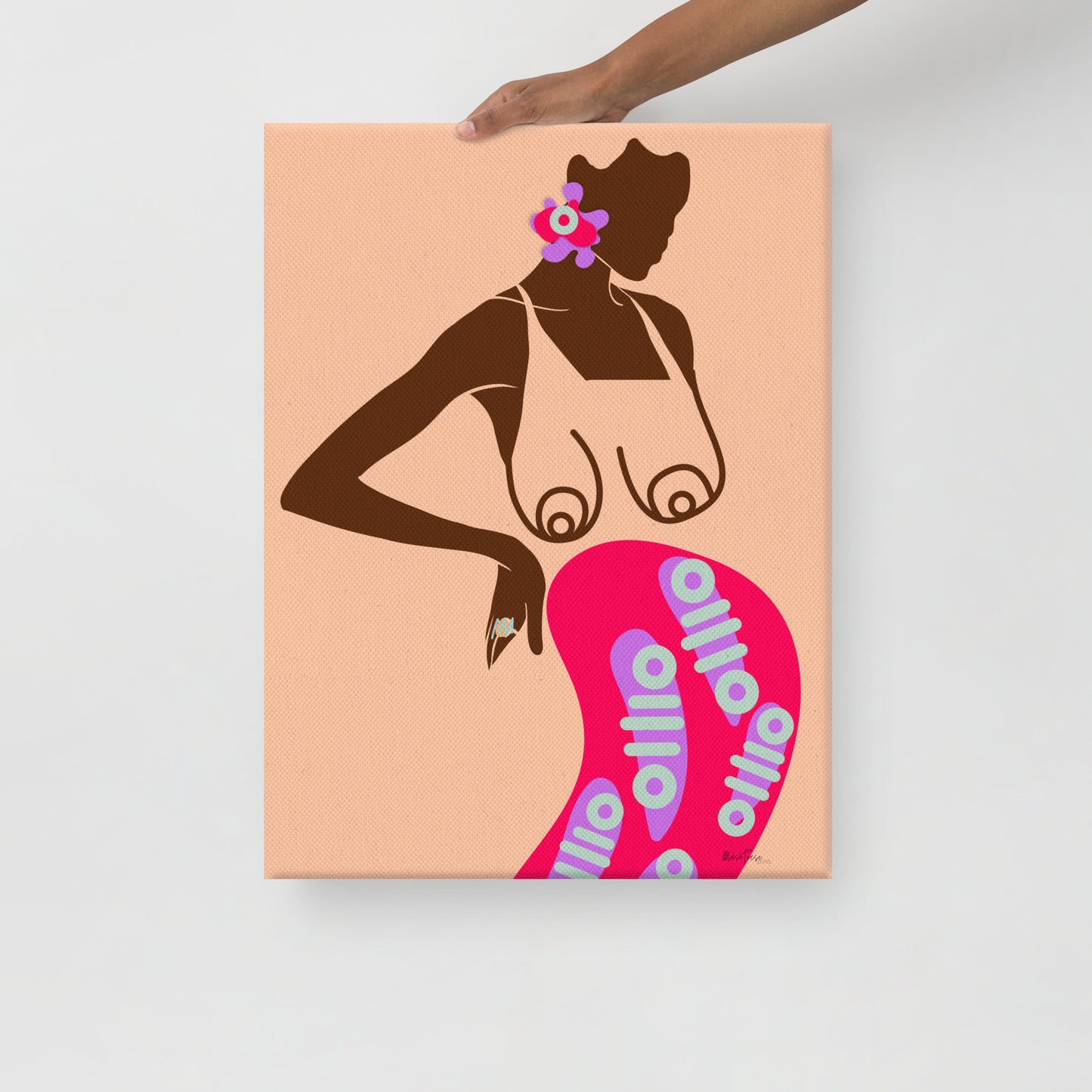 Bosom Collection: Hot Pink Canvas
