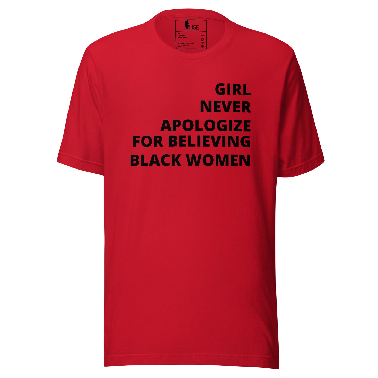BHM: Girl, Believe Unisex t-shirt