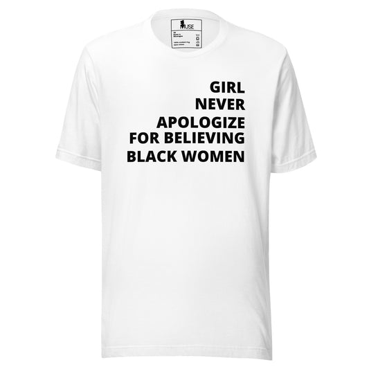 BHM: Girl, Believe Unisex t-shirt
