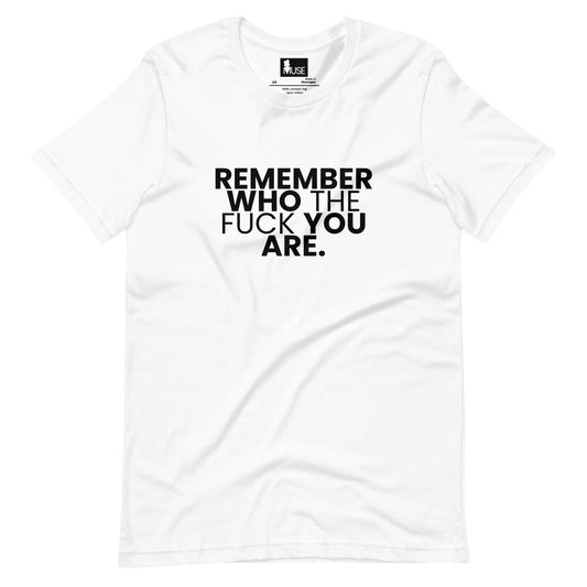 Muse Tees: Remember Unisex t-shirt